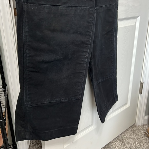 Carhartt Men's Overalls Romper Jumpsuit Bib Pants Black Canvas Jeans - Picture 16 of 16